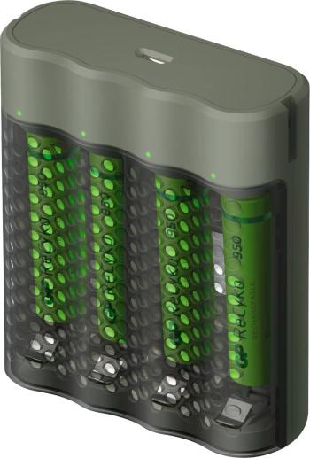 GP Batteries Mainstream-Line 4x ReCyko+ Micro nabíjačka na okrúhle akumulátory NiMH micro (AAA), mignon (AA)