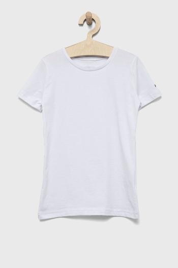 Detské tričko Fila biela farba, jednofarebný