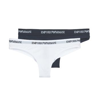 Emporio Armani  CC317-PACK DE 2  Klasické nohavičky Modrá