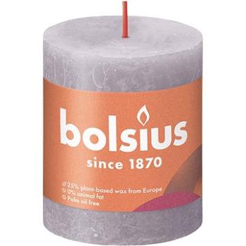 BOLSIUS rustikálna sviečka matná levanduľa 80 × 68 mm (8717847142900)