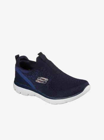 Skechers modré slip on tenisky Summits Daily Flourish Navy