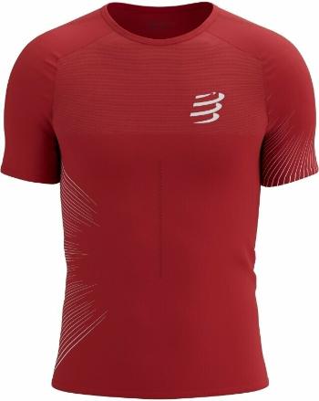 Compressport Performance SS Tshirt M High Risk Red/White M