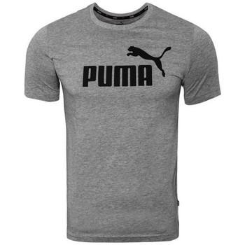 Puma  Tričká s krátkym rukávom Ess Logo Tee  Šedá