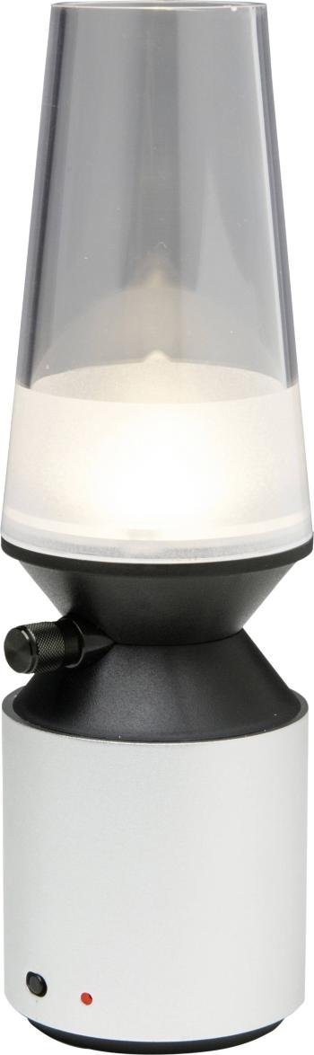 Heitronic 49614 TINO LED  campingové osvetlenie  30 lm napájanie z akumulátora  strieborná