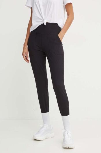 Tepláky Dkny čierna farba, jednofarebné, DP4P3428