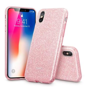 SHINING Ochranný obal Apple iPhone XS Max ružový