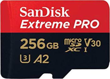 SanDisk Extreme Pro® pamäťová karta micro SDXC 256 GB Class 10, UHS-I, UHS-Class 3, v30 Video Speed Class výkonnostný št