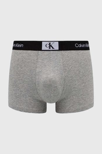 Boxerky Calvin Klein Underwear pánske, šedá farba