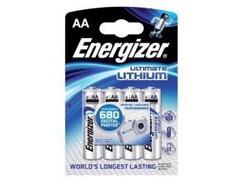 Batérie lítiová AA R6 1,5V ENERGIZER Ultimate 4ks / blister