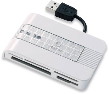 Renkforce CR22e-SIM externá čítačka pamäťových kariet USB 2.0 strieborná