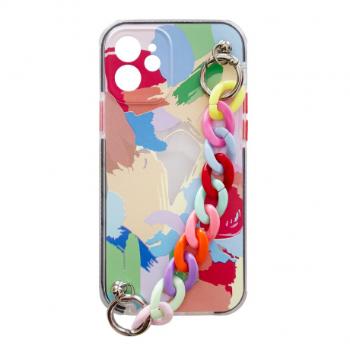 MG Color Chain silikónový kryt na iPhone 12 Pro, multicolor