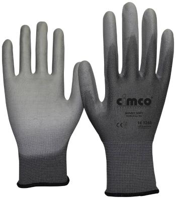 Cimco Skinny Soft grau 141248 nylon pracovné rukavice Veľkosť rukavíc: 8, M EN 388  1 pár