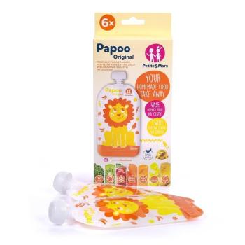 Petitemars Vrecko na krmivo Papoo 6x150ml