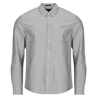 Tommy Jeans  TJM ENTRY REG OXFORD SHIRT  Košele s dlhým rukávom Šedá