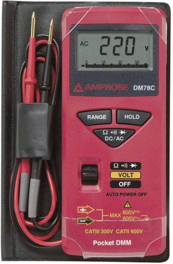 Beha Amprobe DM78C ručný multimeter  digitálne/y  CAT II 600 V, CAT III 300 V Displej (counts): 3400