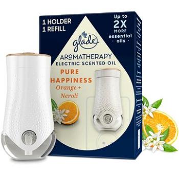 GLADE Aromatherapy elektrický strojček + náplň Pure Happiness 20 ml (5000204231984)