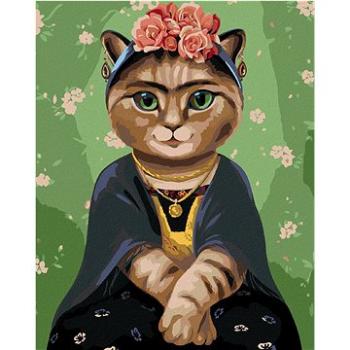Maľovanie podľa čísel – Frida Kahlo ako mačka (HRAbz33546nad)