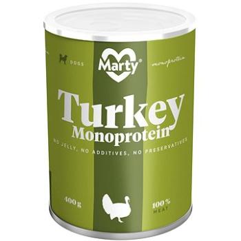 MARTY Monoprotein 100 % mäso – morčacie 400 g (8595174340653)