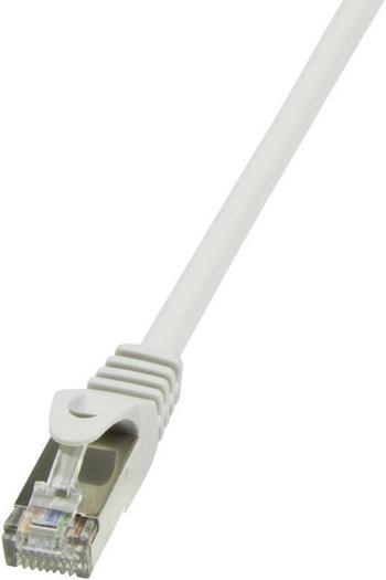 LogiLink CP1032D RJ45 sieťové káble, prepojovacie káble CAT 5e SF/UTP 1.00 m sivá  1 ks