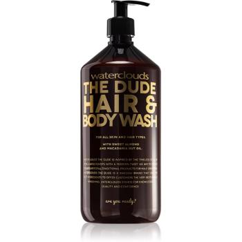 Waterclouds The Dude Hair & Body Wash sprchový gél a šampón 2 v 1 1000 ml