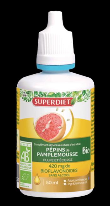 Superdiet BIO extrakt zo semien a oplodia grapefruitu 50 ml