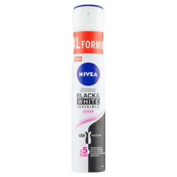 NIVEA Sprej antiperspirant Invisible For Black&White Clear 200ml