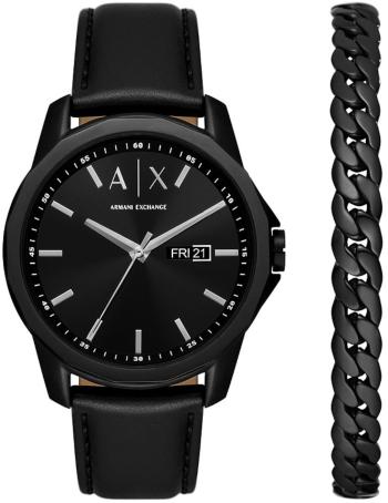 Armani Exchange Darčekový set Leren + náramok AX7147SET