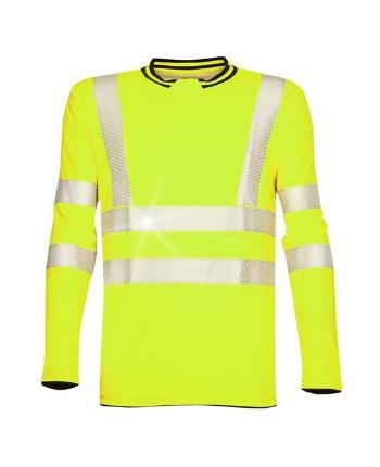 Tričko s dlhým rukávom ARDON®SIGNAL žlté | H5926/XL