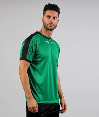 SHIRT REVOLUTION INTERLOCK VERDE/NERO Tg. L