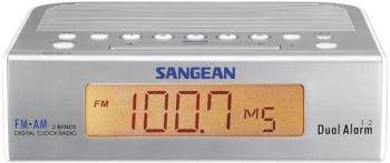 Sangean Atomic 5 rádiobudík FM, AM AUX   strieborná, biela