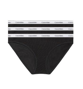 CALVIN KLEIN - nohavičky 3PACK Modern logo stretch cotton black combo - limitovaná edícia-L