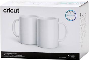 Cricut Ceramic Mug Blank Šálka  biela