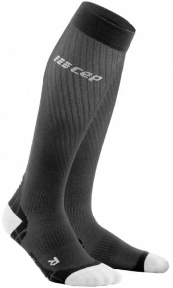 CEP WP20IY Compression Tall Socks Ultralight Black/Light Grey III