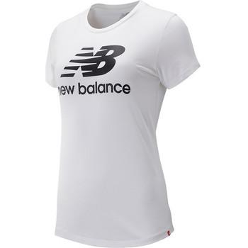 New Balance  Tielka a tričká bez rukávov Stacked Logo  Biela