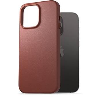 AlzaGuard Genuine Leather Case na iPhone 14 Pro Max hnedý (AGD-GLC0004C)