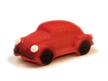 Autíčko VW Beetle Brouk - marcipánová figúrka na tortu - Frischmann