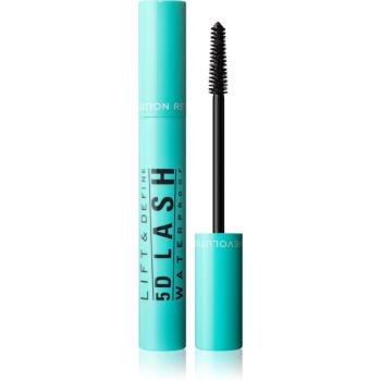 Makeup Revolution 5D Lash vodeodolná predlžujúca riasenka pre extra objem odtieň Black 14 ml