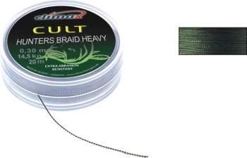 CLIMAX šnúra 20m - HUNTERS BRAID HEAVY Weed - 20lbs / 9,1kg / 20m