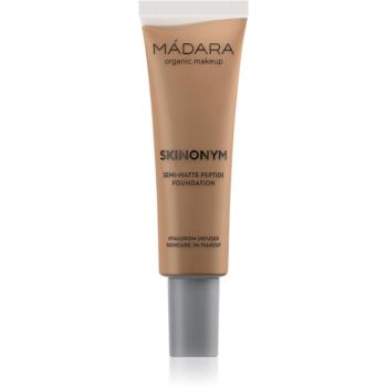 MÁDARA Skinonym Semi-Matte Peptide dlhotrvajúci make-up s peptidmi odtieň #70 Caramel 30 ml