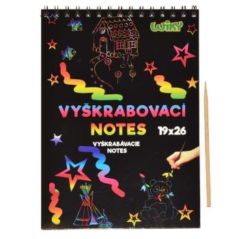 WIKY VYSKRABOVACI NOTES 19X26CM 10 LISTOV