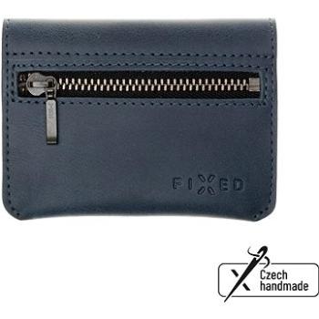 FIXED Tripple Wallet z pravej hovädzej kože modrá (FIXW-TR2-BL)
