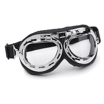 KAPPA Custom strieborné motocyklové okuliare (I400SK)