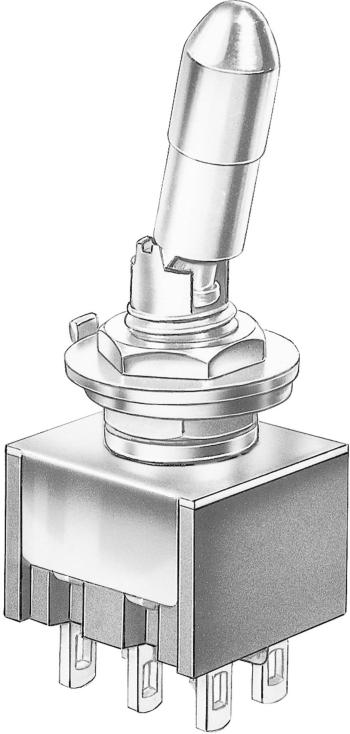 Miniatúrny pákový spínač Marquardt 9047.0202, 30 V/DC, 4 A, 1 ks