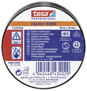 tesa tesaflex IEC 53988-00002-00 izolačná páska  čierna (d x š) 25 m x 19 mm 1 ks