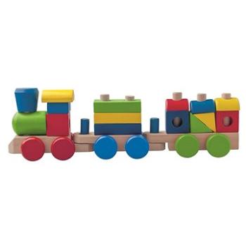 Woody Drevený skladací nákladný vlak - dva vagóny (8591864918461)