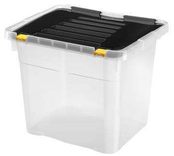 Plastový úložný box s vekom HEIDRUN One 36l