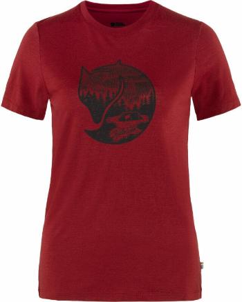 Fjällräven W Abisko Wool Fox Pomegranate Red/Dark Navy L
