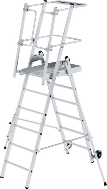 MUNK Günzburger Steigtechnik  52526 hliník rebrík s platformou Montáž pomocou nástrojov Max.prac. výška: 3.55 m