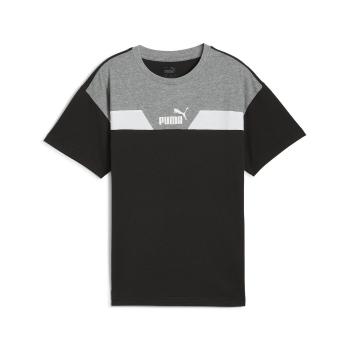 Puma  POWER COLORBLOCK TEE  Tričká s krátkym rukávom Čierna