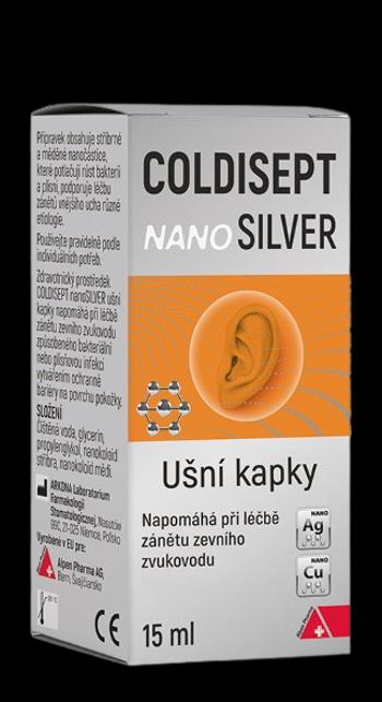 Coldisept NanoSilver Ušné kvapky 15 ml